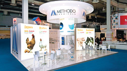 Fiera Eurotier Hannover - Esecuzione progetto grafico stand Methodo Chemicals